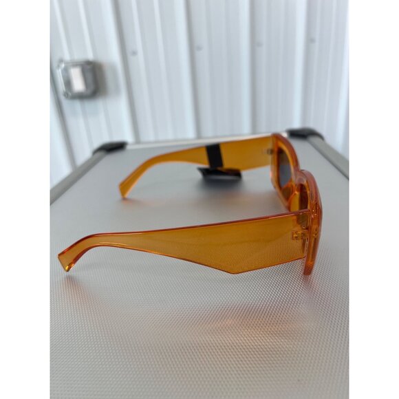 Kreedom Polarized Sunglasses Orange Frame UV Protection Fashion Eyewear Chic NEW - Picture 6 of 6
